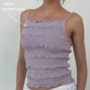 H&M Lavender Ribbed Top